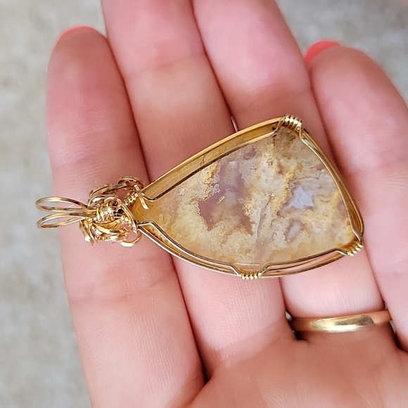 Real agate pendant - Picture 4 of 4